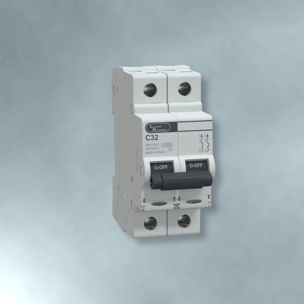 Lauritz Knudsen Exora MCB, AC, C-Curve