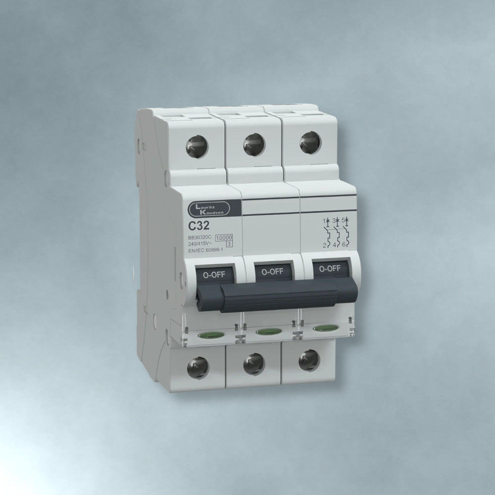 Lauritz Knudsen Exora MCB, AC, C-Curve