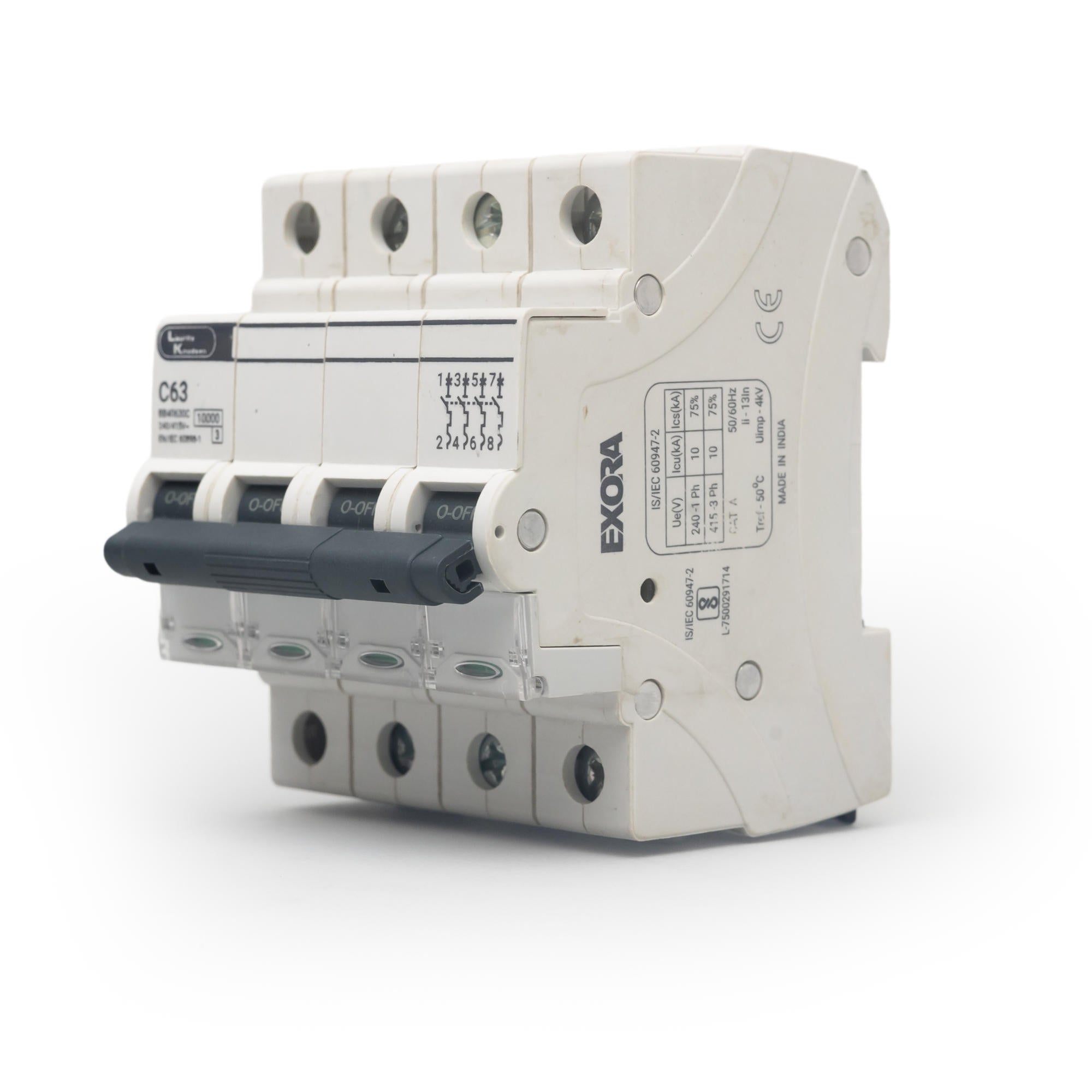 Lauritz Knudsen Exora MCB, AC, C-Curve