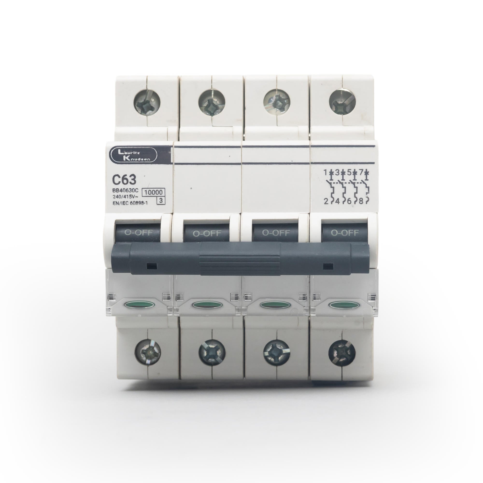 Lauritz Knudsen Exora MCB, AC, C-Curve