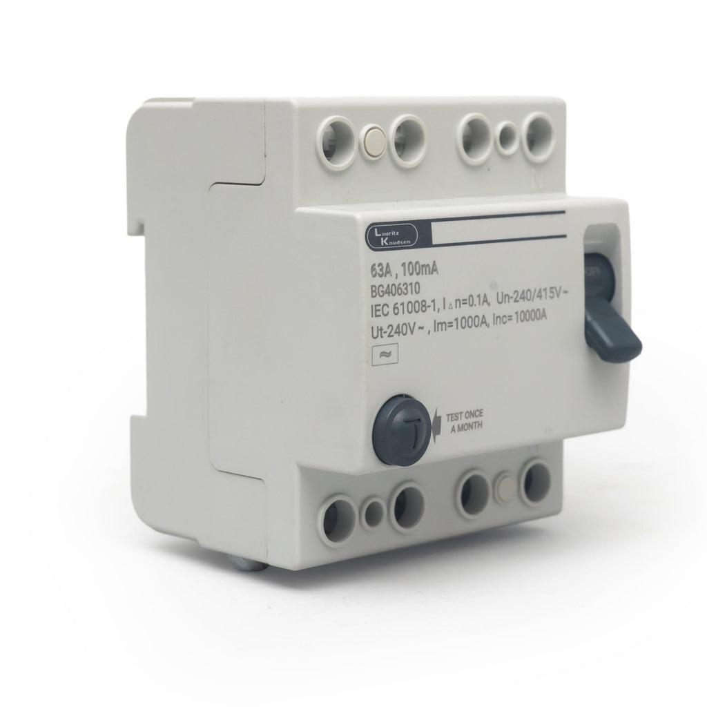 Lauritz Knudsen Exora RCCB, AC, 4 Pole
