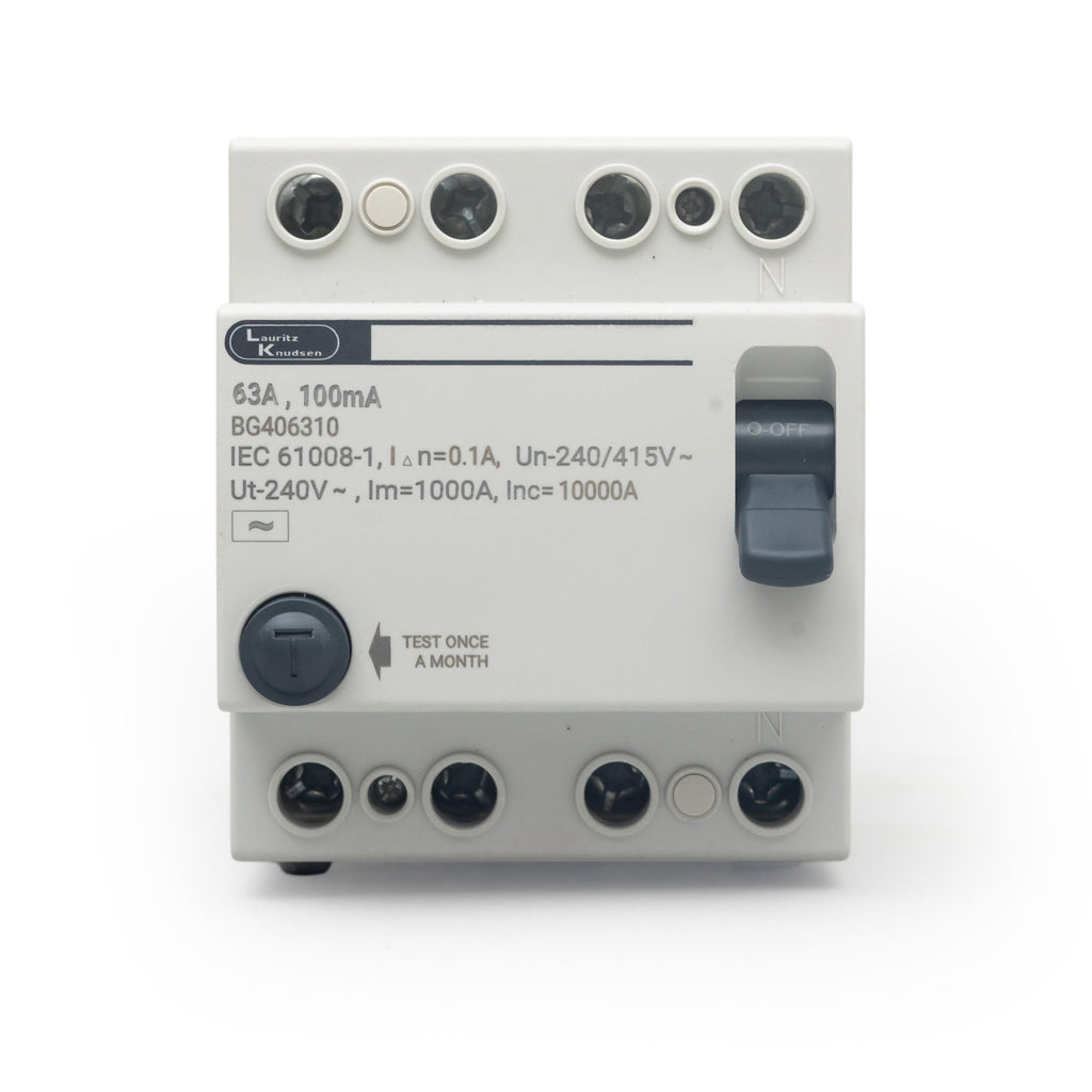 Lauritz Knudsen Exora RCCB, AC, 4 Pole